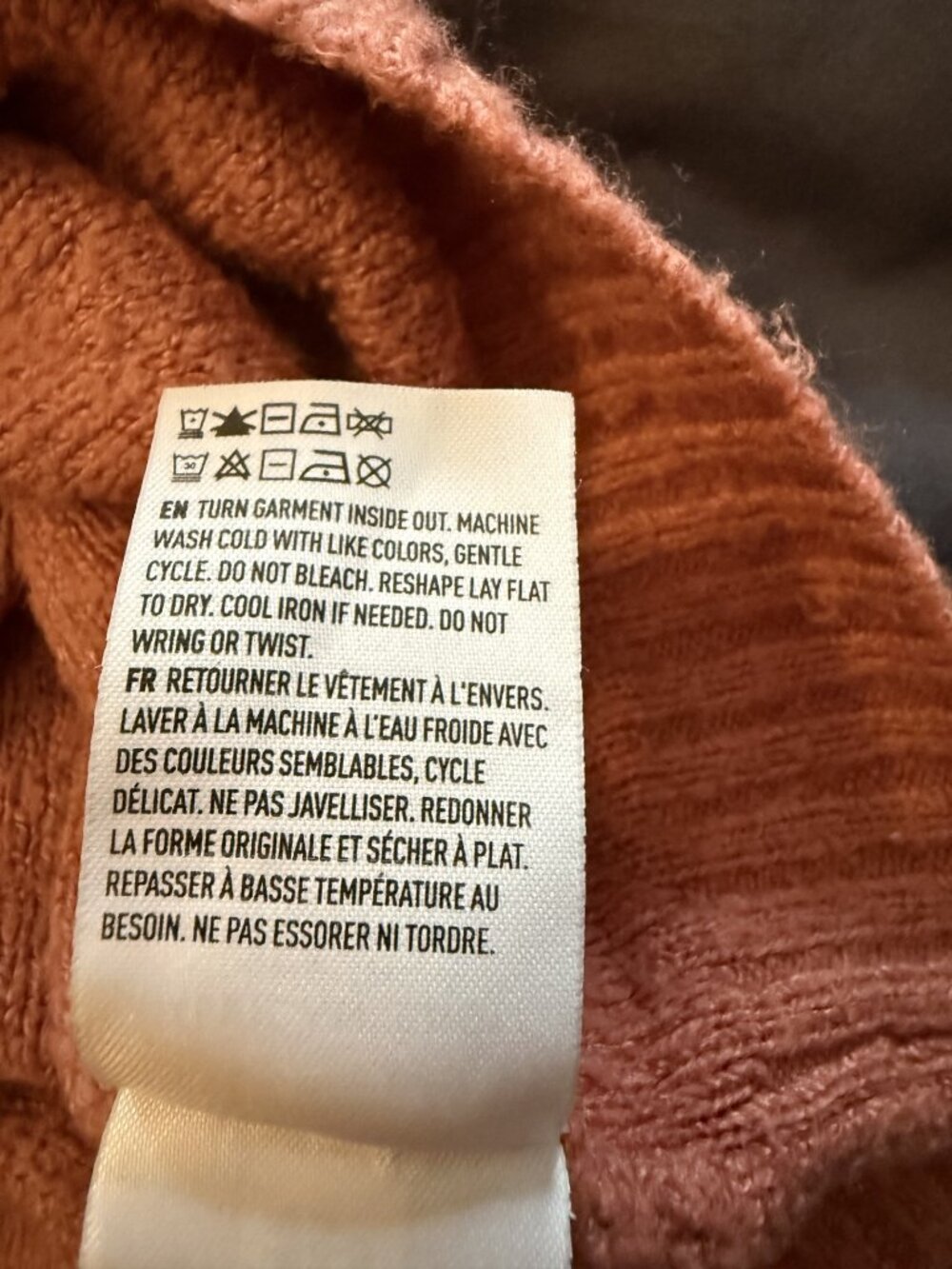 American Eagle Soft Cropped Button Front Cardigan Mauve Rose Pink Size Small - Picture 7 of 7